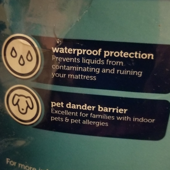 New Allerease Zip Mattress Protector Waterproof Queen - Picture 9 of 9